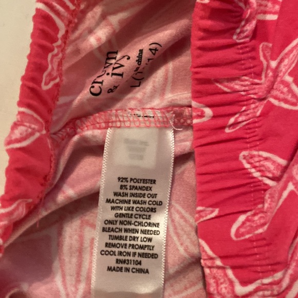 Crown & Ivy Starfish Pattern Girls Size Large 12-14. EUC - Picture 7 of 7